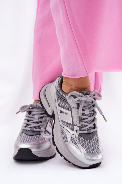 Sneakersy Damskie Big Star RR274A193 Szare