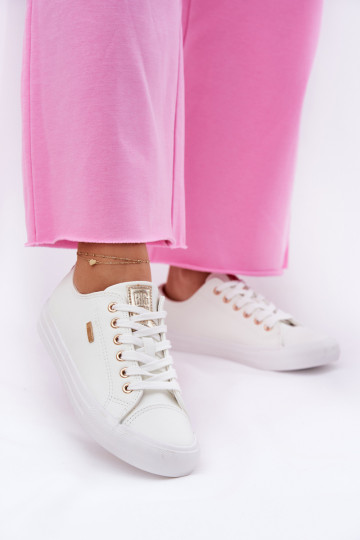 Women's Sneakers Made Of Eco Leather Big Star RR274748 White