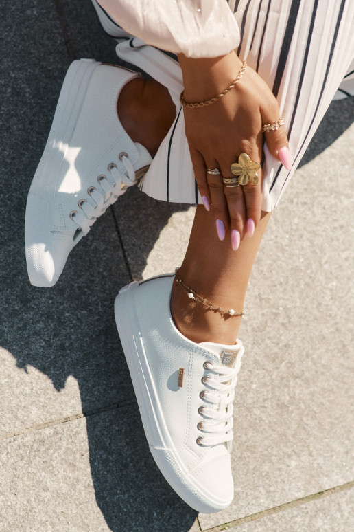 Women's Sneakers Made Of Eco Leather Big Star RR274748 White