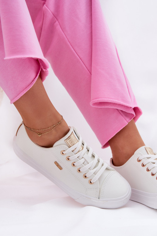 Women's Sneakers Made Of Eco Leather Big Star RR274748 White