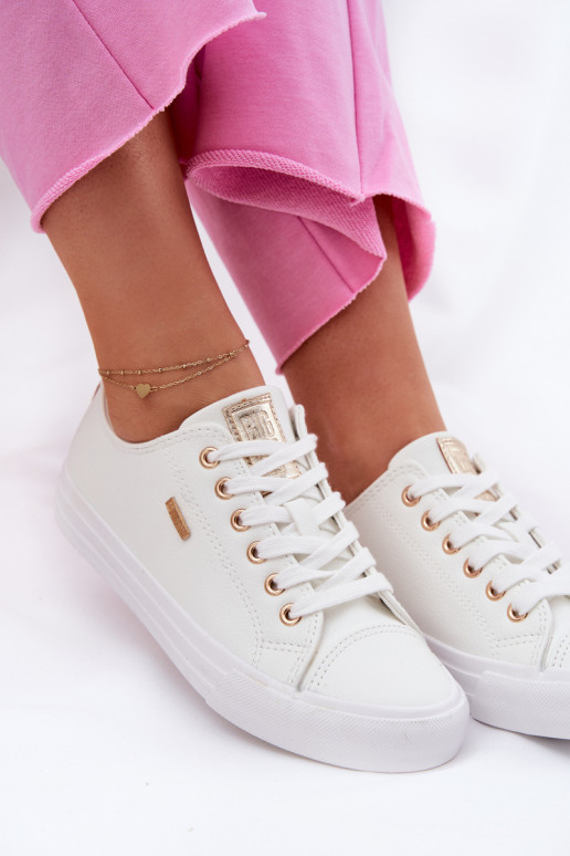 Women's Sneakers Made Of Eco Leather Big Star RR274748 White