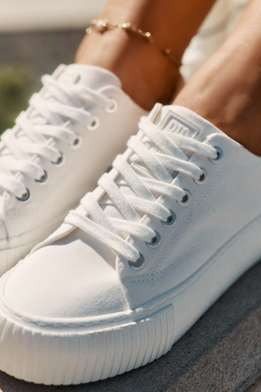 Fabric Women's Sneakers Big Star RR274405 White