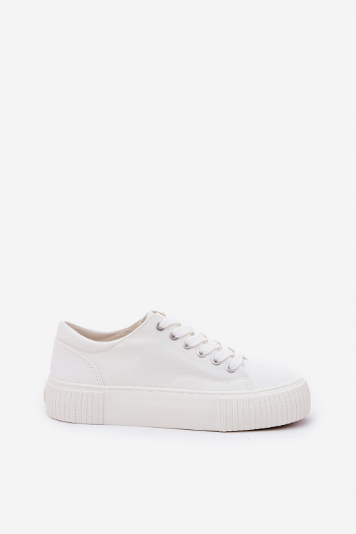 Fabric Women's Sneakers Big Star RR274405 White