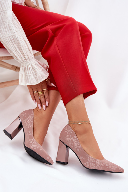 Elegant Heels On A Heel In Pink Vinceza 62223 Pink Elegant Heels On A Heel In Pink Vinceza 62223 Pink