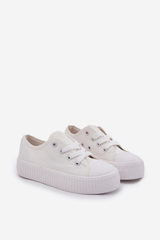 Children's Lace-Up Sneakers Big Star RR374009 White
