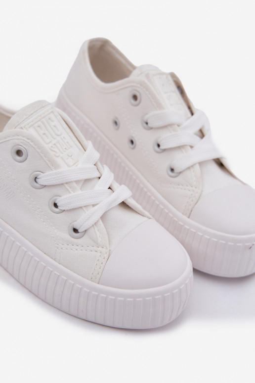 Children's Lace-Up Sneakers Big Star RR374009 White