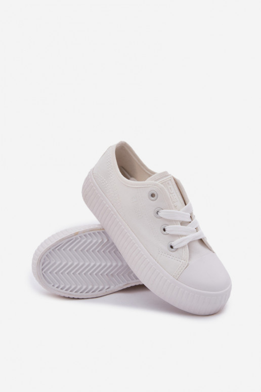 Children's Lace-Up Sneakers Big Star RR374009 White