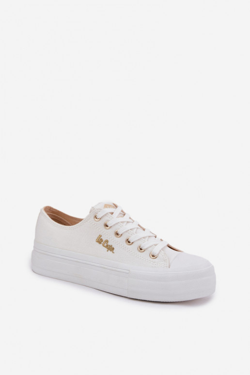 Womens Sneakers On Platform Lee Cooper LCW-25-02-3289 White Womens Sneakers On Platform Lee Cooper LCW-25-02-3289 White