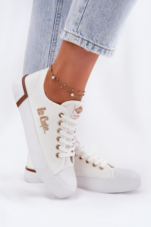 Women's Canvas Sneakers Lee Cooper LCW-25-31-3428L White