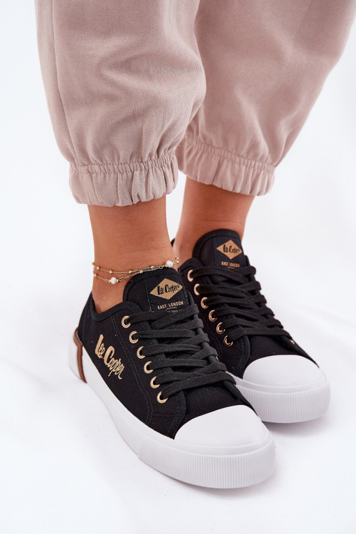 Ladies Textile Sneakers Lee Cooper LCW-25-31-3427L Black