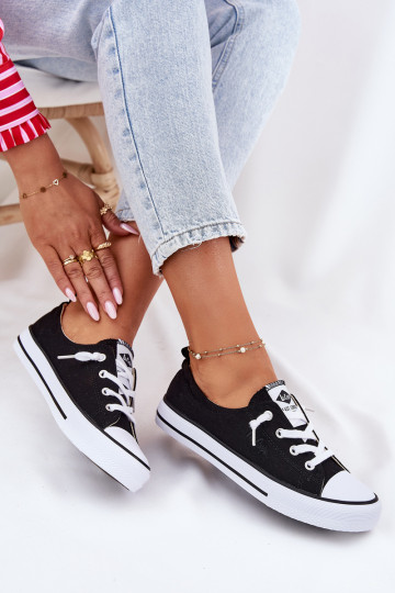 Ladies Fabric Sneakers Lee Cooper LCW-25-02-3299L Black