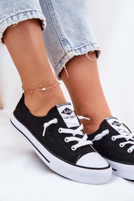 Ladies Fabric Sneakers Lee Cooper LCW-25-02-3299L Black