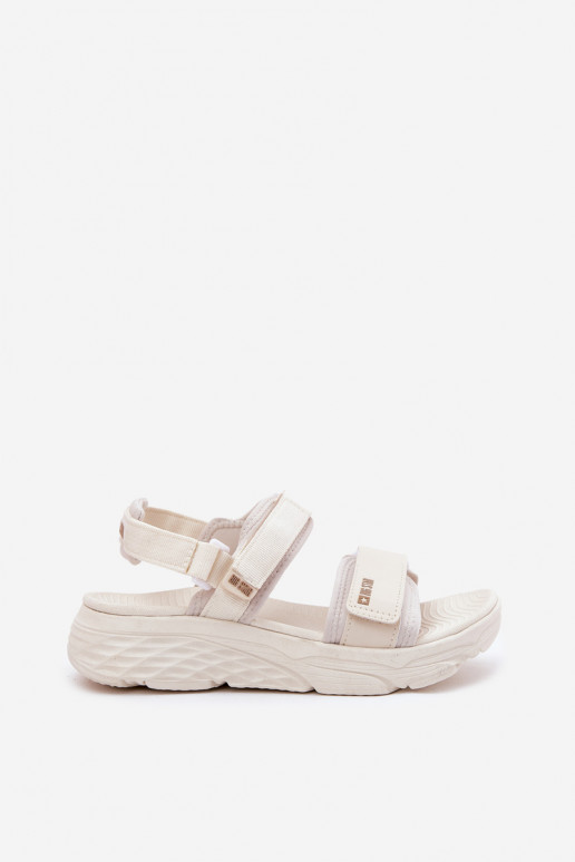 Women's Sport Sandals On Platform Big Star RR274A076 Beige