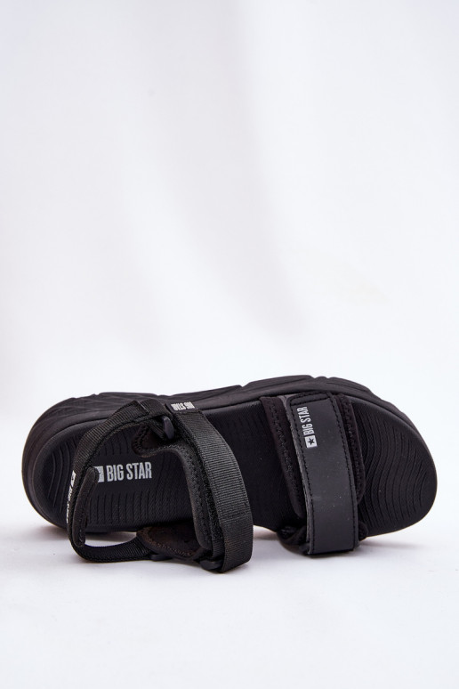 Sporty Sandals Women On Platform Big Star RR274A077 Black