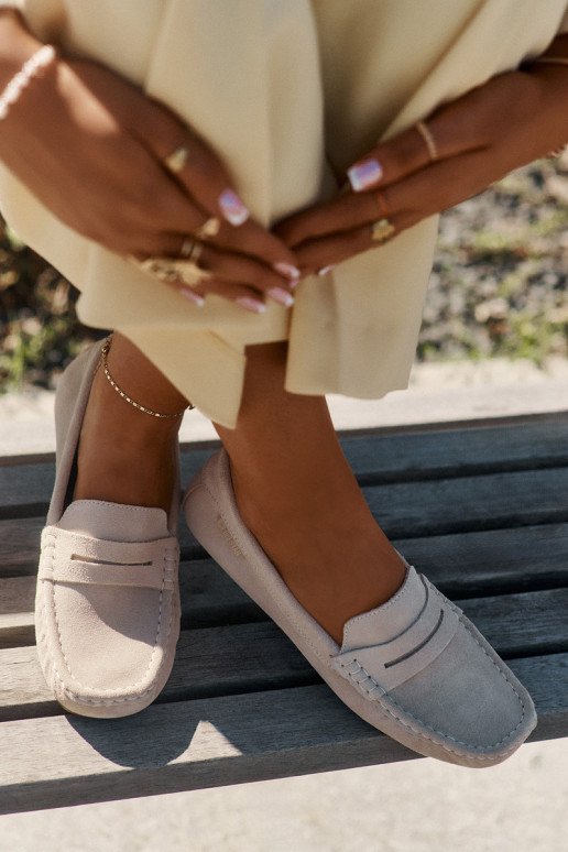Suede Women's Loafers Big Star RR274947 Beige Suede Women's Loafers Big Star RR274947 Beige