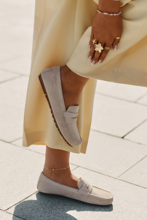 Suede Women's Loafers Big Star RR274947 Beige Suede Women's Loafers Big Star RR274947 Beige