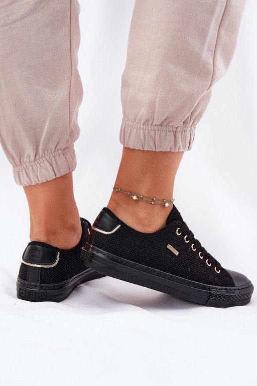 Ladies Fabric Sneakers Big Star RR274765 Black