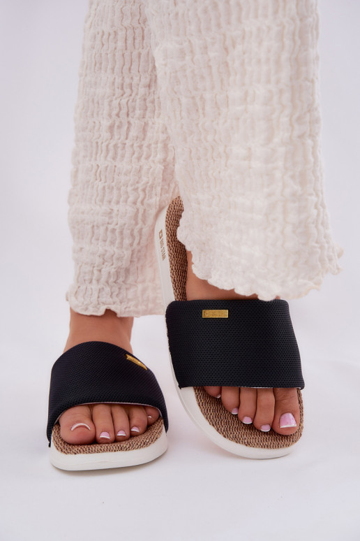 Ladies Slippers Big Star RR274A108 Black Ladies Slippers Big Star RR274A108 Black