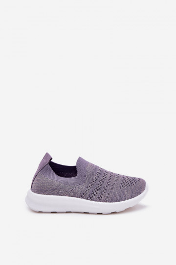 Dziecięce Wsuwane Buty Sportowe Fioletowe Grinala 2