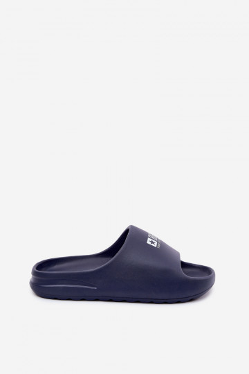 Men's Foam Slippers With Logo Big Star RR174A014 Navy Blue 2