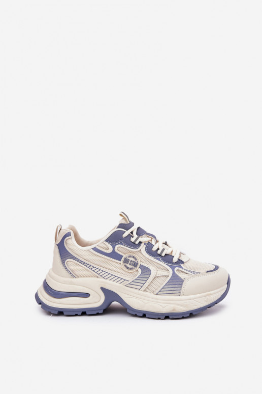 Sneakersy Damskie Big Star RR274A190 Niebieskie