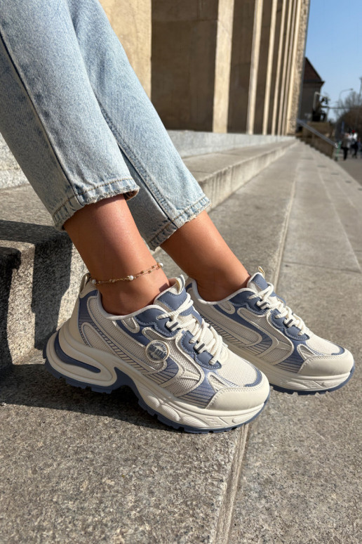 Sneakersy Damskie Big Star RR274A190 Niebieskie