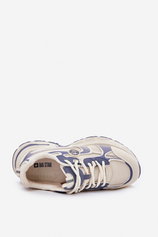 Sneakersy Damskie Big Star RR274A190 Niebieskie