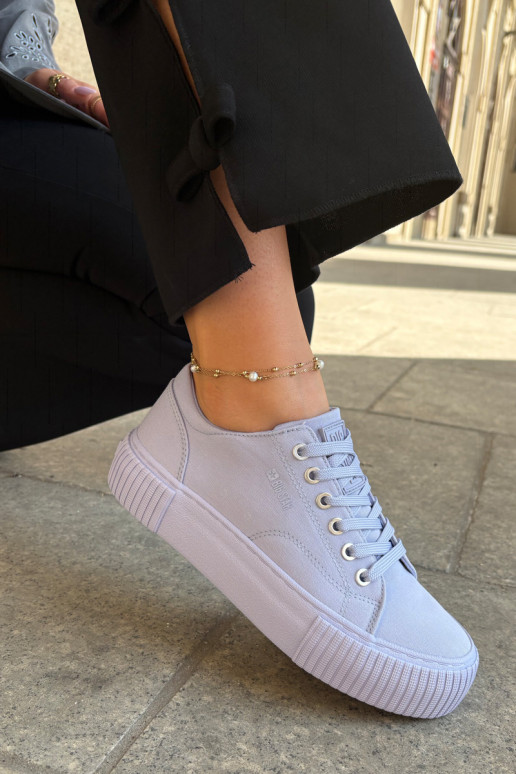 Women's Fabric Sneakers Big Star RR274406 Purple