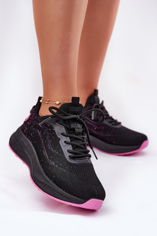 Sneakers Sports Shoes Women On Platform Big Star RR274523 HI-POLY SYSTEM Black Sneakers Sports Shoes Women On Platform Big Star RR274523 HI-POLY SYSTEM Black