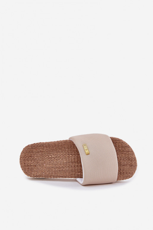 Ladies Slippers Big Star RR274A102 Beige