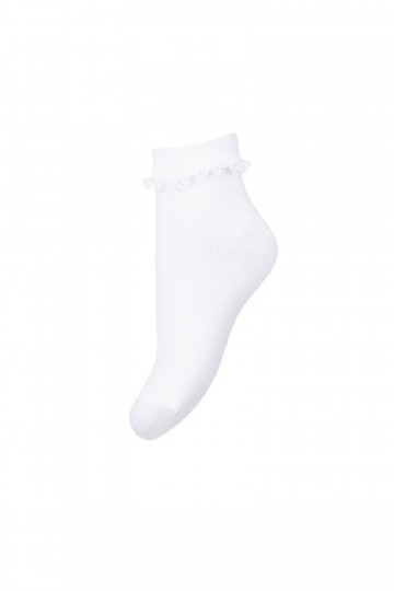 Children's Socks With Lace White 2