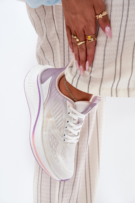 Buty Sportowe Damskie Big Star RR274A161 HI-POLY SYSTEM Białe