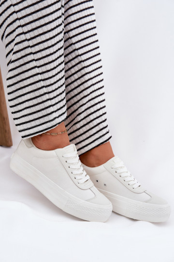 Women's Platform Sneakers Big Star RR274337 White 2