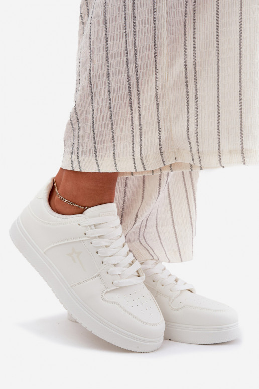 Ladies Sneakers Big Star RR274A241 HI-POLY SYSTEM White