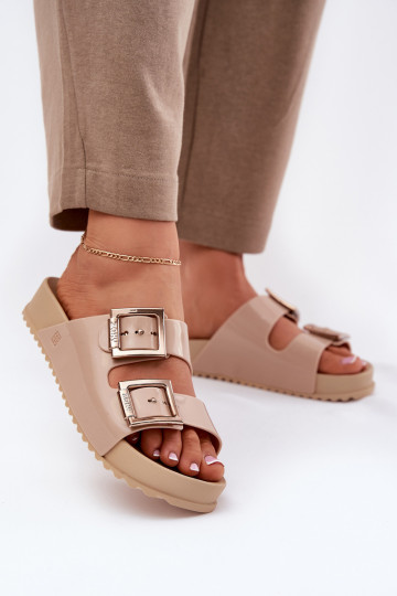 Women's Smooth Scented Slippers ZAXY Beige NN285092