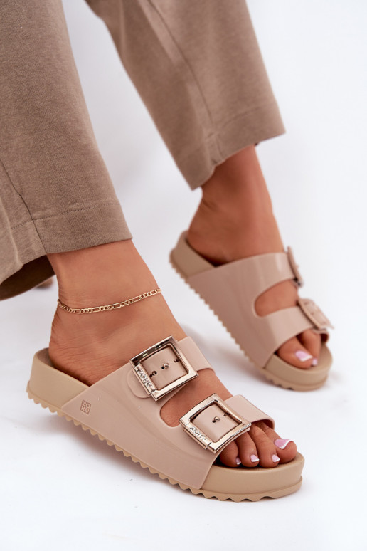 Women's Smooth Scented Slippers ZAXY Beige NN285092