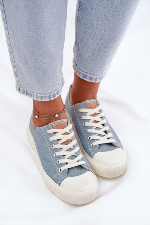 Women's Fabric Sneakers Big Star RR274796 Blue