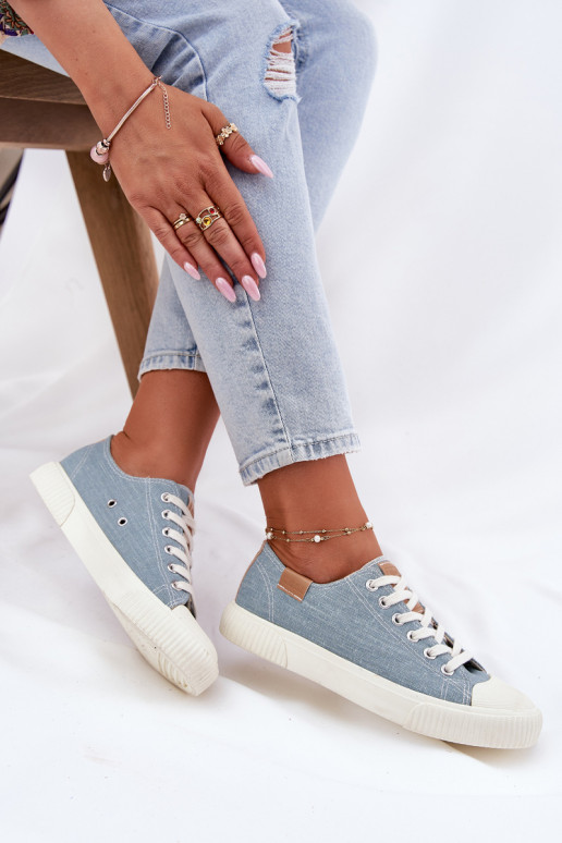 Women's Fabric Sneakers Big Star RR274796 Blue