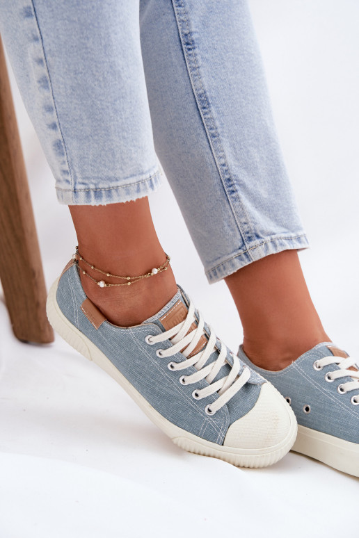 Women's Fabric Sneakers Big Star RR274796 Blue