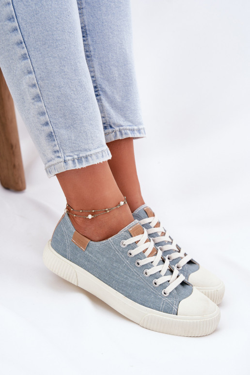 Women's Fabric Sneakers Big Star RR274796 Blue