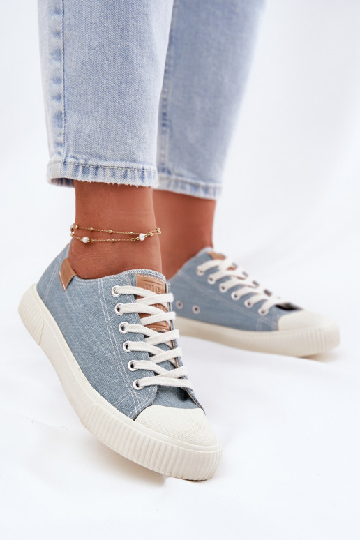 Women's Fabric Sneakers Big Star RR274796 Blue