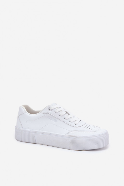 Low sneakers made of eco leather Big Star RR274303 White