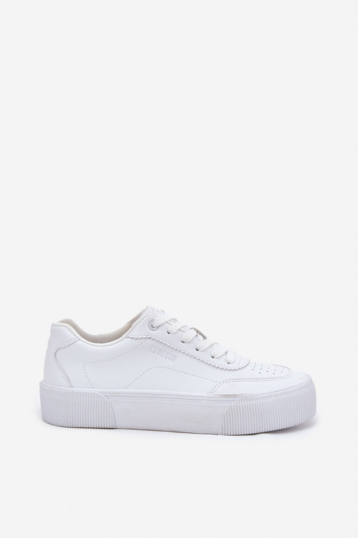 Low sneakers made of eco leather Big Star RR274303 White