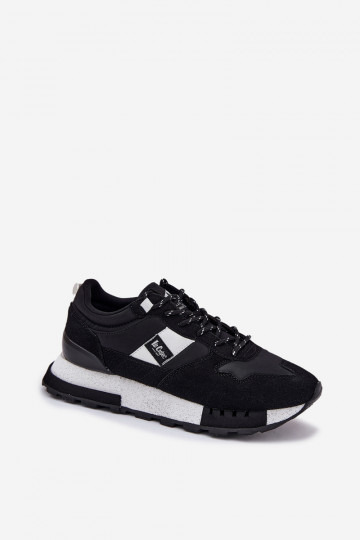 Warm Men Sneakers On Platform Lee Cooper LCJ-25-03-3378M Black