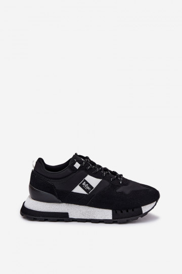Warm Men Sneakers On Platform Lee Cooper LCJ-25-03-3378M Black 2