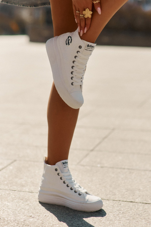 Women's Platform Sneakers Lee Cooper LCW-25-44-3209L White