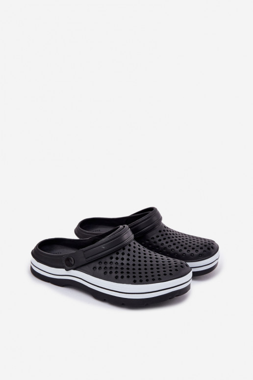 Men's Foam Slippers Black Maravena