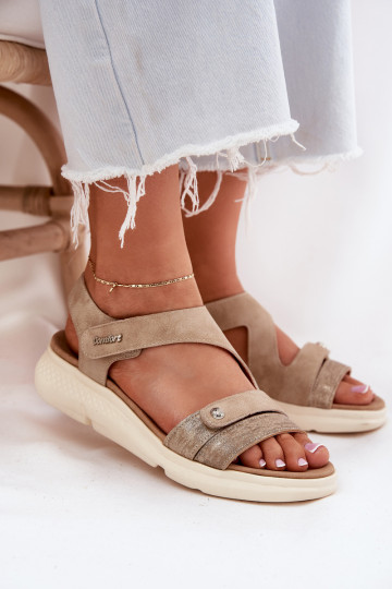 Women's Wedge Sandals Beige Maroriella