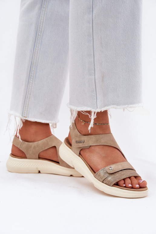 Women's Wedge Sandals Beige Maroriella
