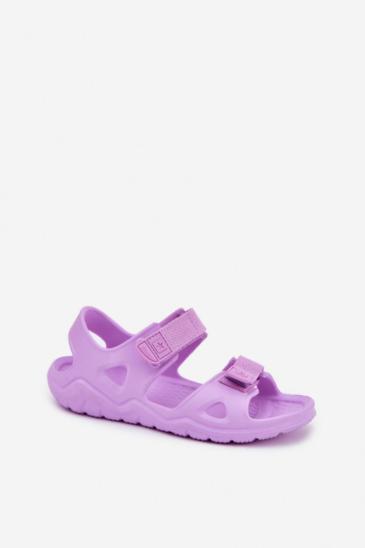 Foam Children's Sandals Big Star RR374516 Purple